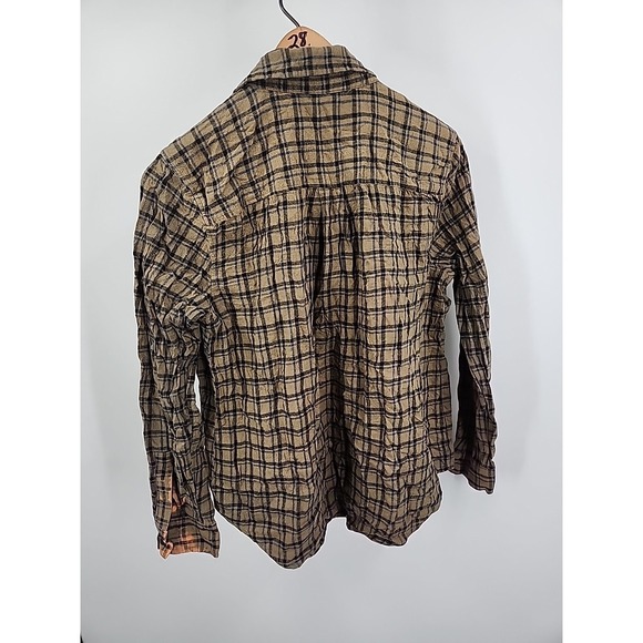 Time & Tru Long Sleeve Button Up Large Plaid Shirt‎ - Picture 7 of 7